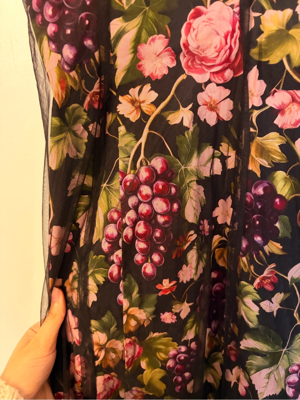 Anthropologie Maeve Floral Fruit Mesh Slip Dress - XXS - Picture 10 of 16